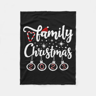 Cobertor De Velo Amo Minha Família Natal Bonito da Família 2023 