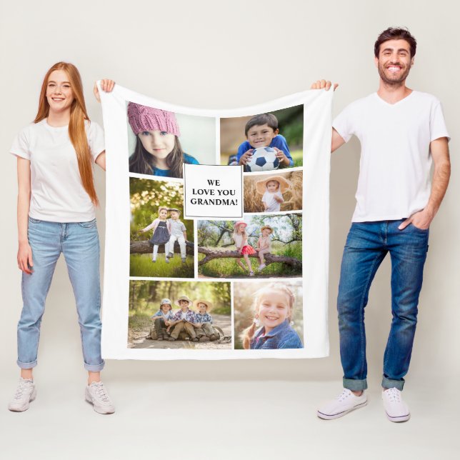 Cobertor De Velo Amo-Te Vovó 7 Fotografia Da Família (In Situ)