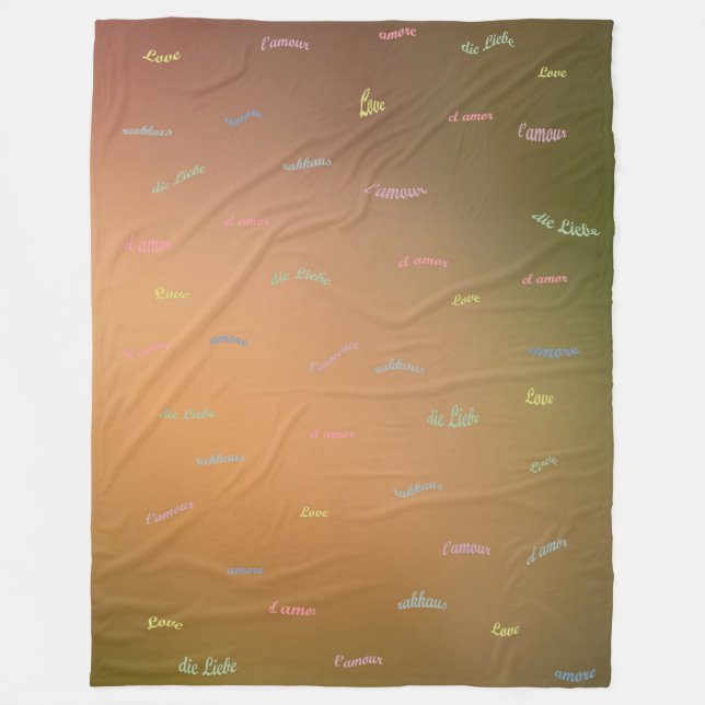 Cobertor De Velo Amor (Frente)