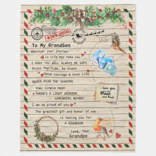 Cobertor De Velo Amor, Avô Carta Ao Meu Avô, Eu Orgulho-Me De Você