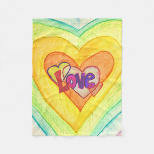Cobertor De Velo Amor Coração Anel Quimio Aberto