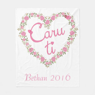 Cobertor De Velo Amor de Galês, Ti de Caru, cobertura do velo, 50"