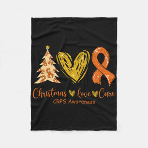 Cobertor De Velo Amor de Natal Curva Fita Laranja Sensibilização X