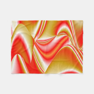 Cobertor De Velo Amor e Abstrato 3D Rainbowart Dourado