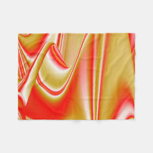 Cobertor De Velo Amor e Abstrato 3D Rainbowart Dourado