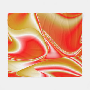 Cobertor De Velo Amor e Abstrato 3D Rainbowart Dourado