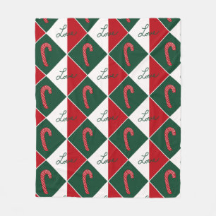 Cobertor De Velo Amor e Balas de Natal