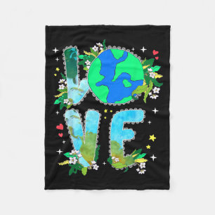 Cobertor De Velo Amor feliz dia da terra proteção ambiental homens
