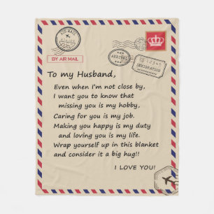 Cobertor De Velo Amor Marido Carta Ao Meu Marido Eu Te Amo
