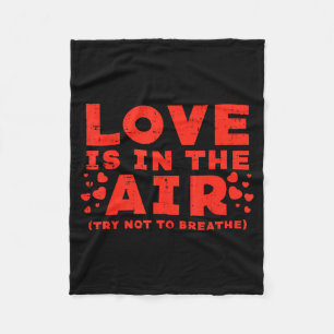 Cobertor De Velo Amor No Ar Tente Não Respirar Engraçado Anti Dia d
