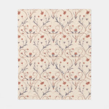 Amour Vine Fleece Blanket