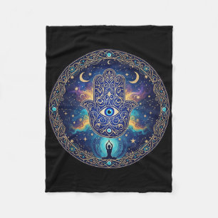 Cobertor De Velo Amuleto de Olhos Maus Proteção Estética Yoga Hamsa