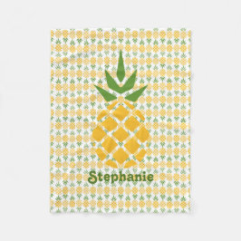 Cobertor De Velo Ananás personalizado