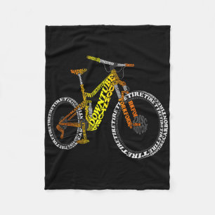 Cobertor De Velo Anatomia de Bicicleta Mountain Bike Mtb Peças Bici