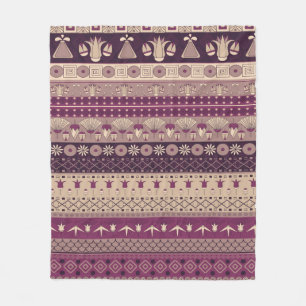 Cobertor De Velo Ancient Egyptian ornament Tribal seamless pattern.