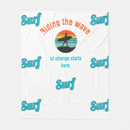 Cobertor De Velo Andando pela onda de mudança