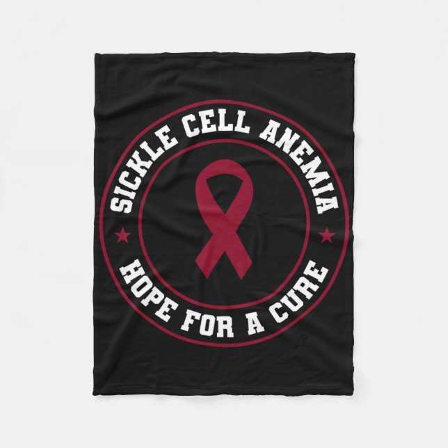 Cobertor De Velo Anemia de Células Falsiformes Células Guerreiro Ce (Frente)