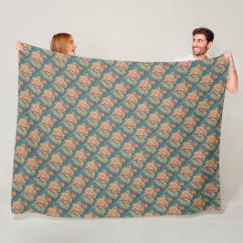 Cobertor De Velo Angel Postcard Fleece Blanket