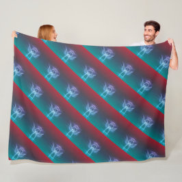 Cobertor De Velo Angel Postcard Fleece Blanket