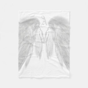 Cobertor De Velo ANGEL WINGS Monograma Branco