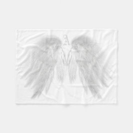 Cobertor De Velo ANGEL WINGS Monograma Branco