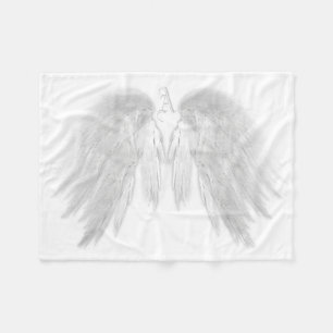 Cobertor De Velo ANGEL WINGS Monograma Branco