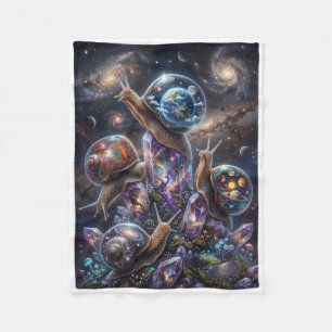 Cobertor De Velo Animais Cósmicos Exploração Espacial Galáxia Avent