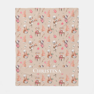 Cobertor De Velo Animais de estimação, fábrica de panquecas, nome p