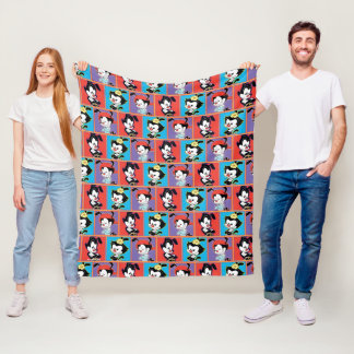 Cobertor De Velo Animaniacs | Gráfico do painel Yakko, Dot e Wakko