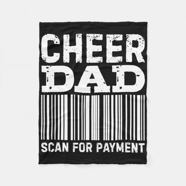 Cobertor De Velo Animar Pai Scanear Para Pagamento Cheerleading _1 (Frente)