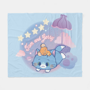 Cobertor De Velo Anime as noites de Tom e Jerry Dreamy