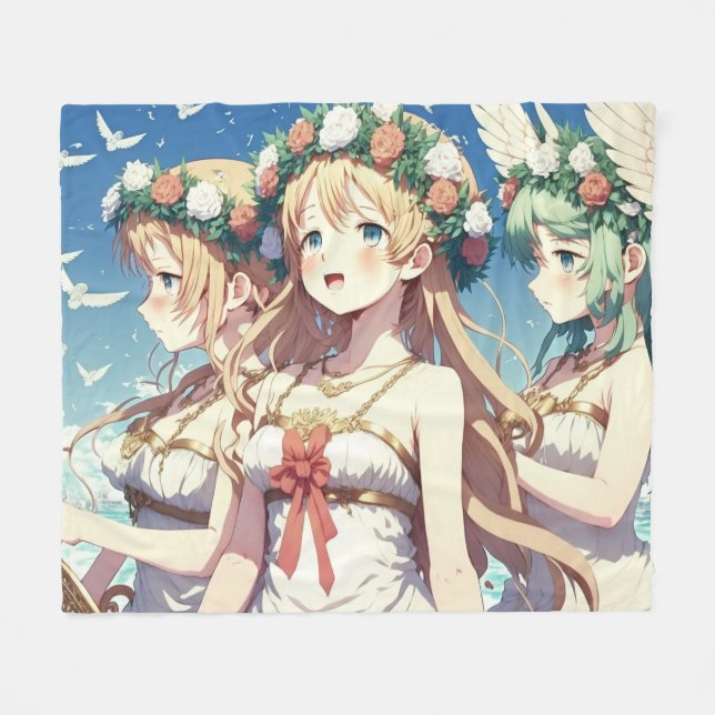 Cobertor De Velo Anime Chor (Frente (Horizontal))