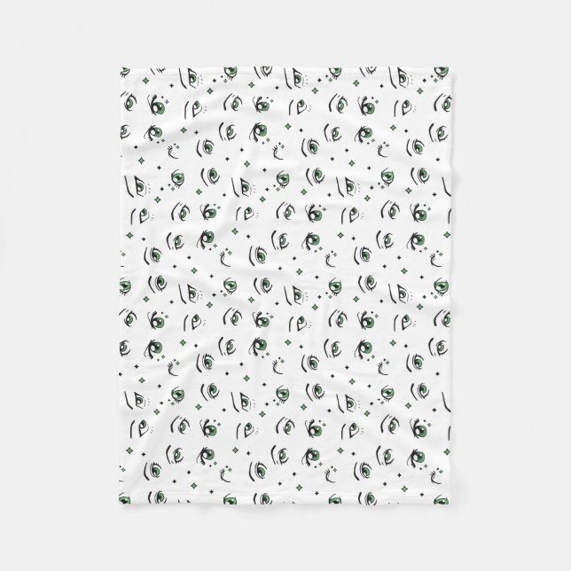 COBERTOR DE VELO ANIME EYE PATTERE DESIGN (Frente)