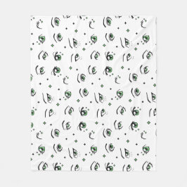 COBERTOR DE VELO ANIME EYE PATTERE DESIGN