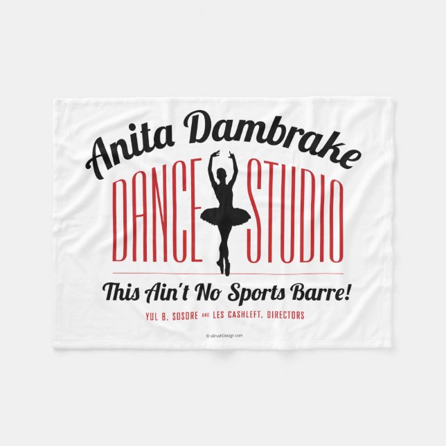 Cobertor De Velo Anita Dambrake Dance Studio (Frente (Horizontal))