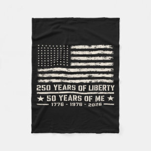 Cobertor De Velo Aniversário de 50 anos Nascido em 1976 Bandeira Am