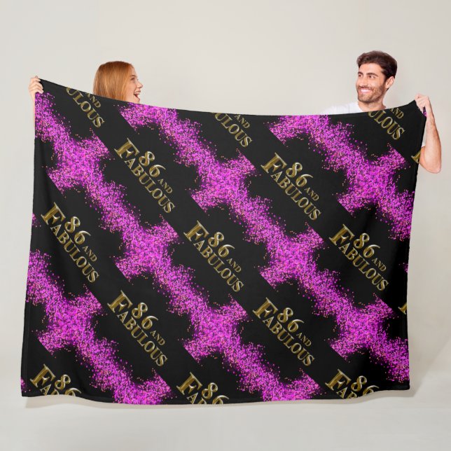 Cobertor De Velo Aniversário de 86 anos (In Situ)