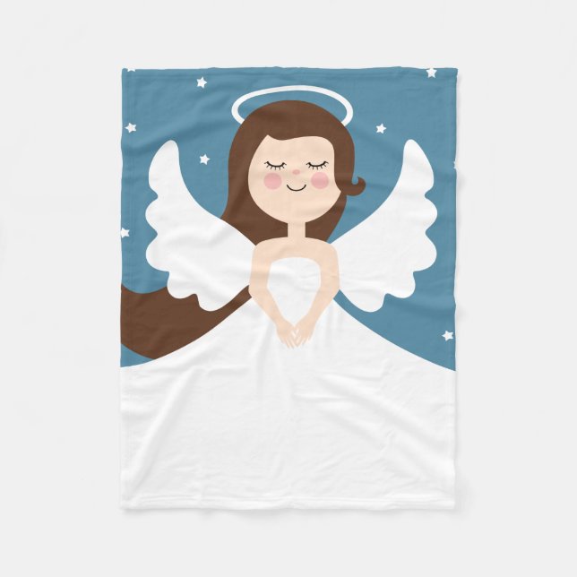 Cobertor De Velo Anjo pequeno bonito (Frente)