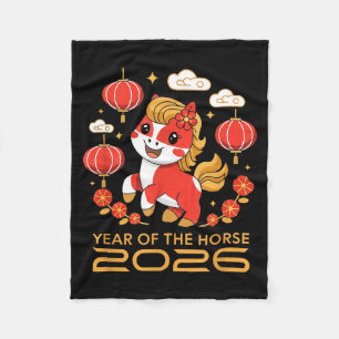Cobertor De Velo Ano Novo Chinês 2026 Ano do Cavalo 2026 Mulheres