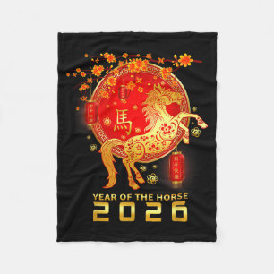 Cobertor De Velo Ano Novo Chinês 2026 Ano Novo Lunar 2026 Ano Do 