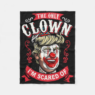 Cobertor De Velo Anti Donald Trump T Shirt Engraçado Palhaço Resist