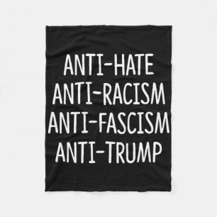 Cobertor De Velo Anti Ódio - Anti Racismo - Anti Fascismo - Anti Tr