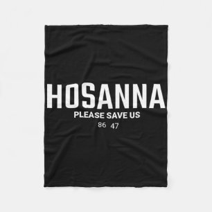 Cobertor De Velo Anti Trump Christian 86 47 Hosanna Por Favor, Salv
