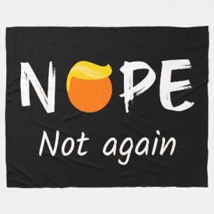 Cobertor De Velo Anti-Trump - Não, Não Novamente II