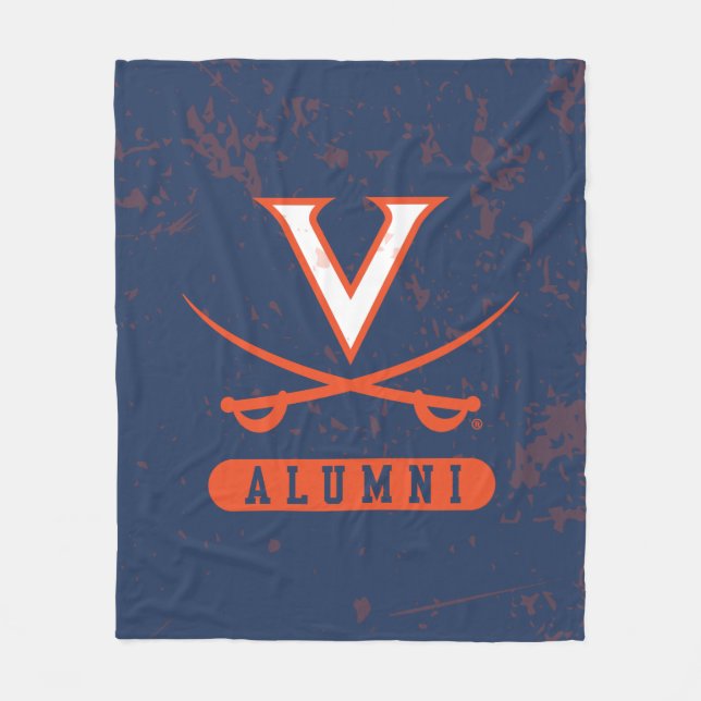 Cobertor De Velo Antigos Alunos Aflitos dos Virginia Cavaliers (Frente)