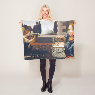 Cobertor De Velo Anunciação, Leonardo da Vinci, 1472-1473