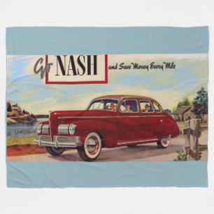 Cobertor De Velo anúncio de automóvel Nash de 1941
