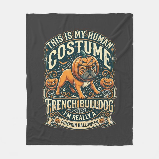 Cobertor De Velo Apenas Garota Que Ama Serviço Postal de Halloween  (Frente)