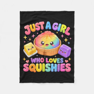 Cobertor De Velo Apenas Uma Garota Que Ama Arte de Squishies