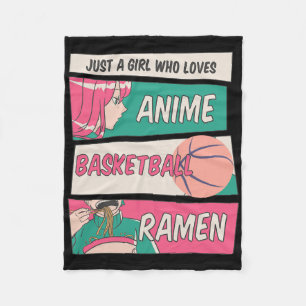 Cobertor De Velo Apenas Uma Menina Que Ama Anime Bysketbyll Ramen K